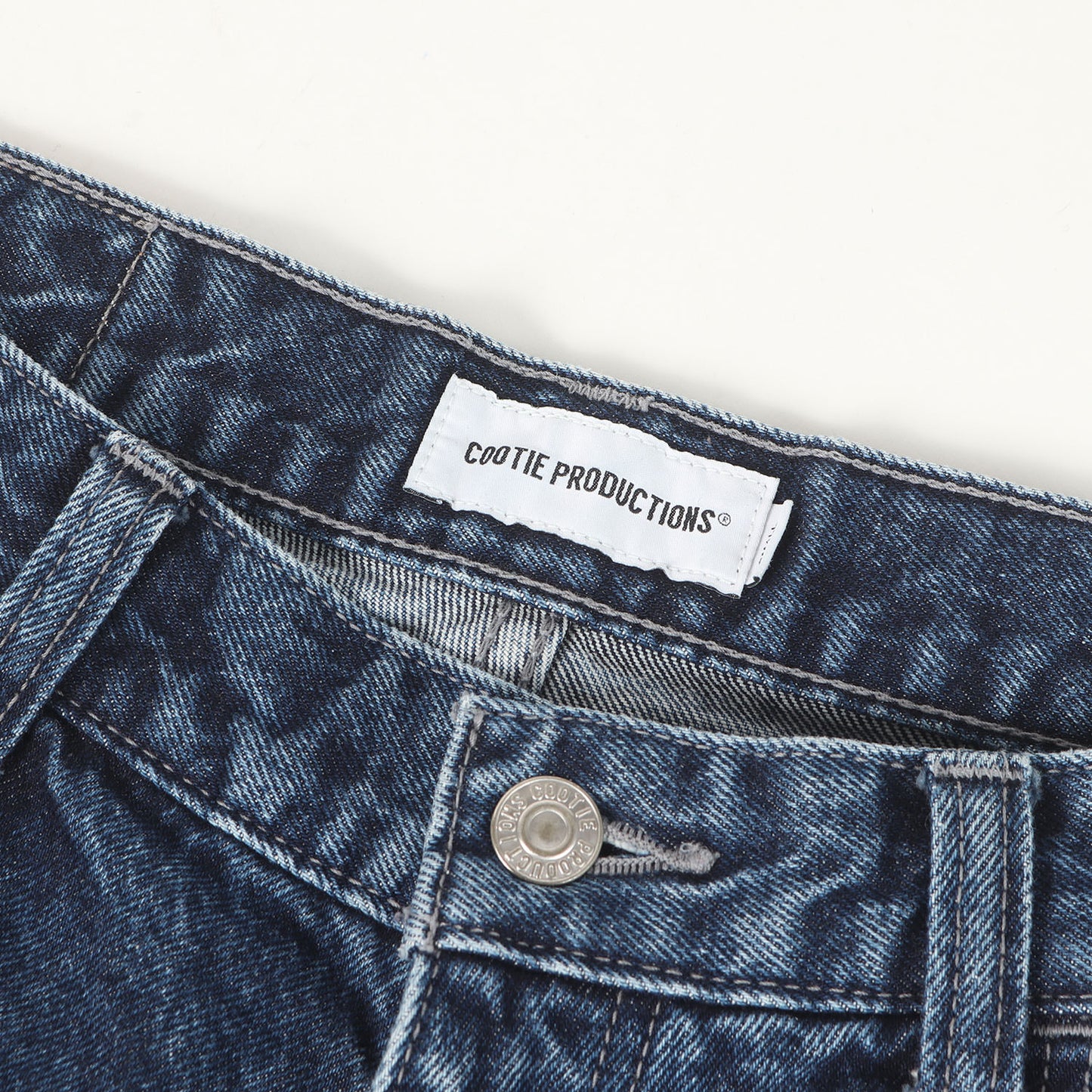 24AW ウォッシュ加工 バギー デニムパンツ(5 Pocket Denim Baggy Pants)
