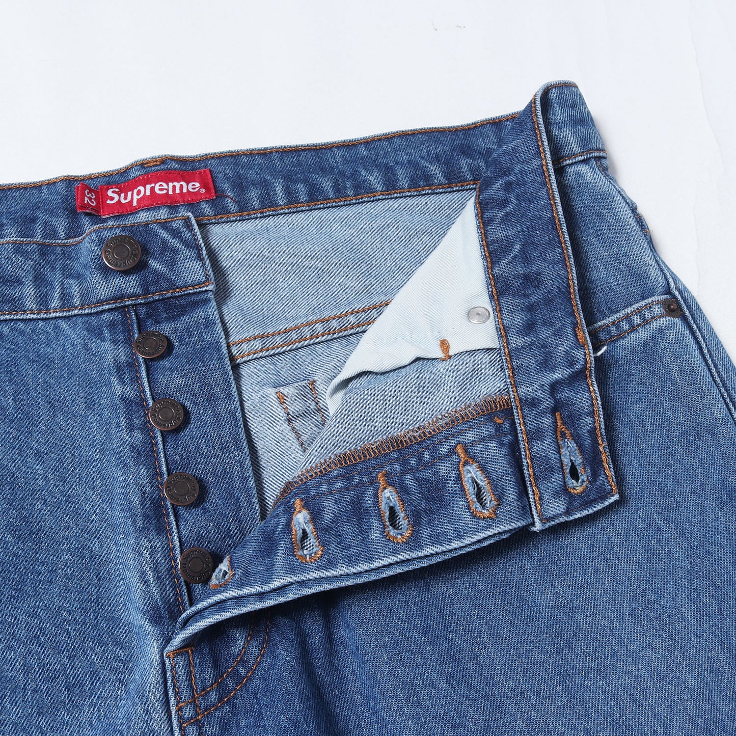 20SS ヴィンテージ加工 ルーズフィット デニムパンツ(Loose Fit Jean)