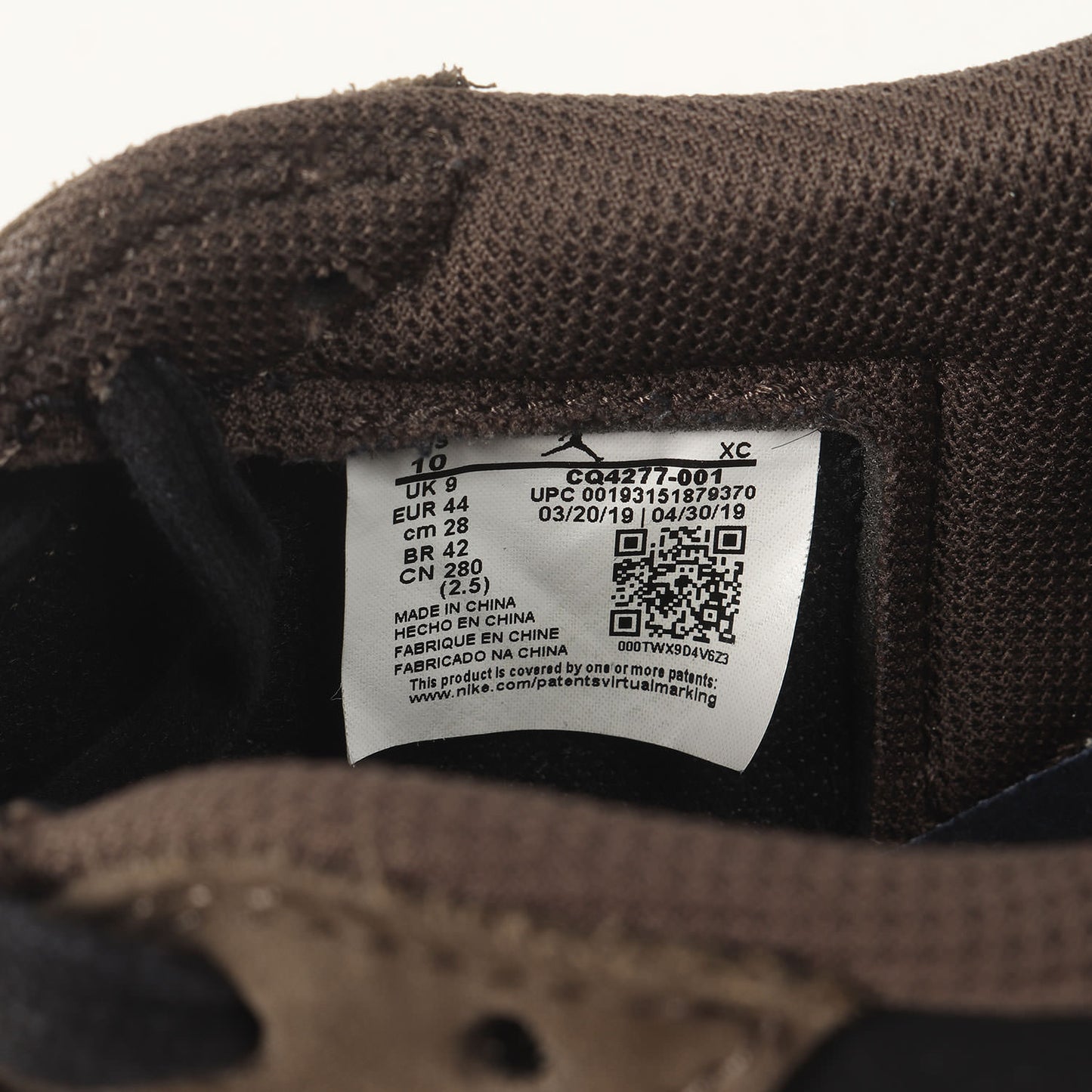 ×Travis Scott AIR JORDAN 1 LOW OG SP-T (CQ4277-001)