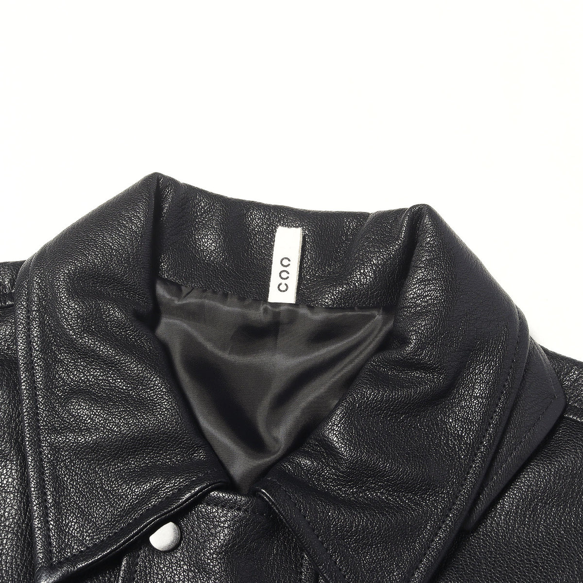 ゴートスキンレザー カバーオール型 ジップ ジャケット(COVERALL SHIRT)