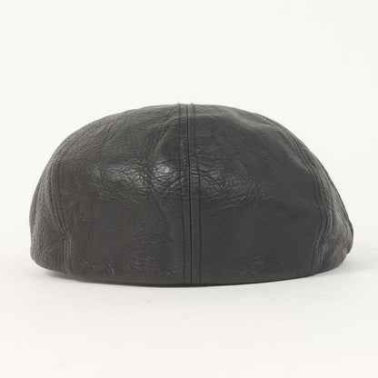 22AW キップレザー 裏地ペイズリー キャスケット(CAL LOGO EMBROIDERY LEATHER CAS)