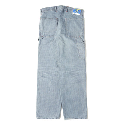 25AW ヴィンテージ加工 ヒッコリー ペインターパンツ(WASHED PAINTER PANTS)