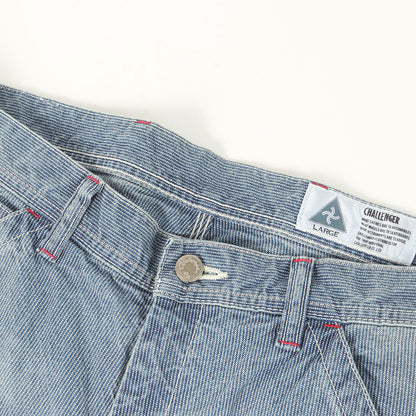25AW ヴィンテージ加工 ヒッコリー ペインターパンツ(WASHED PAINTER PANTS)