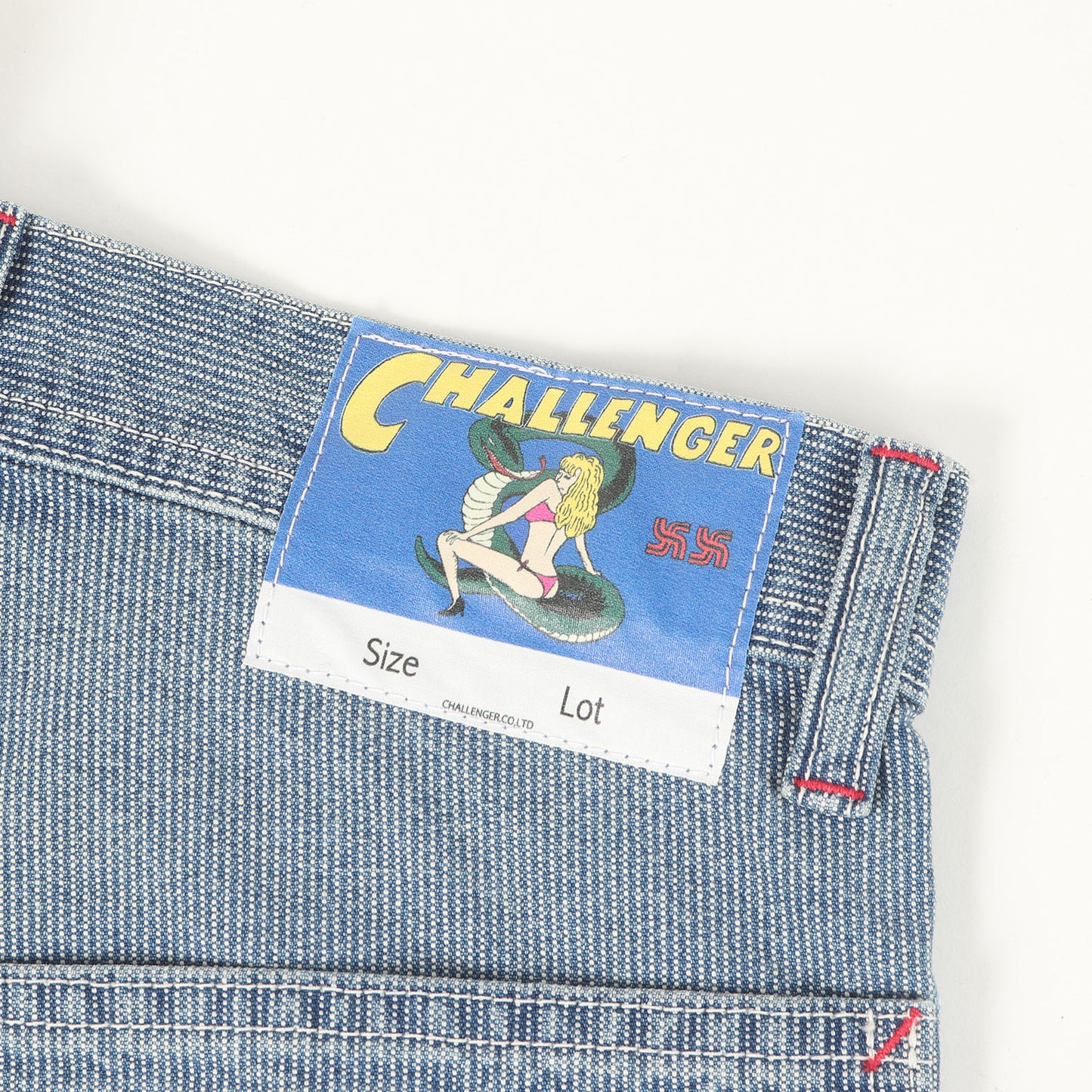 25AW ヴィンテージ加工 ヒッコリー ペインターパンツ(WASHED PAINTER PANTS)