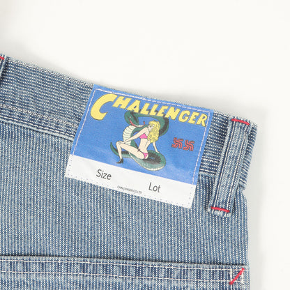 25AW ヴィンテージ加工 ヒッコリー ペインターパンツ(WASHED PAINTER PANTS)