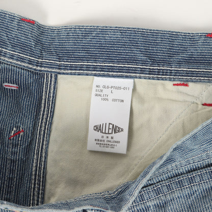 25AW ヴィンテージ加工 ヒッコリー ペインターパンツ(WASHED PAINTER PANTS)