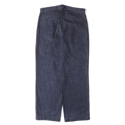 25AW 1タック デニム トラウザーパンツ(VINTAGE REPRODUCT DENIM TUCK TROUSERS)