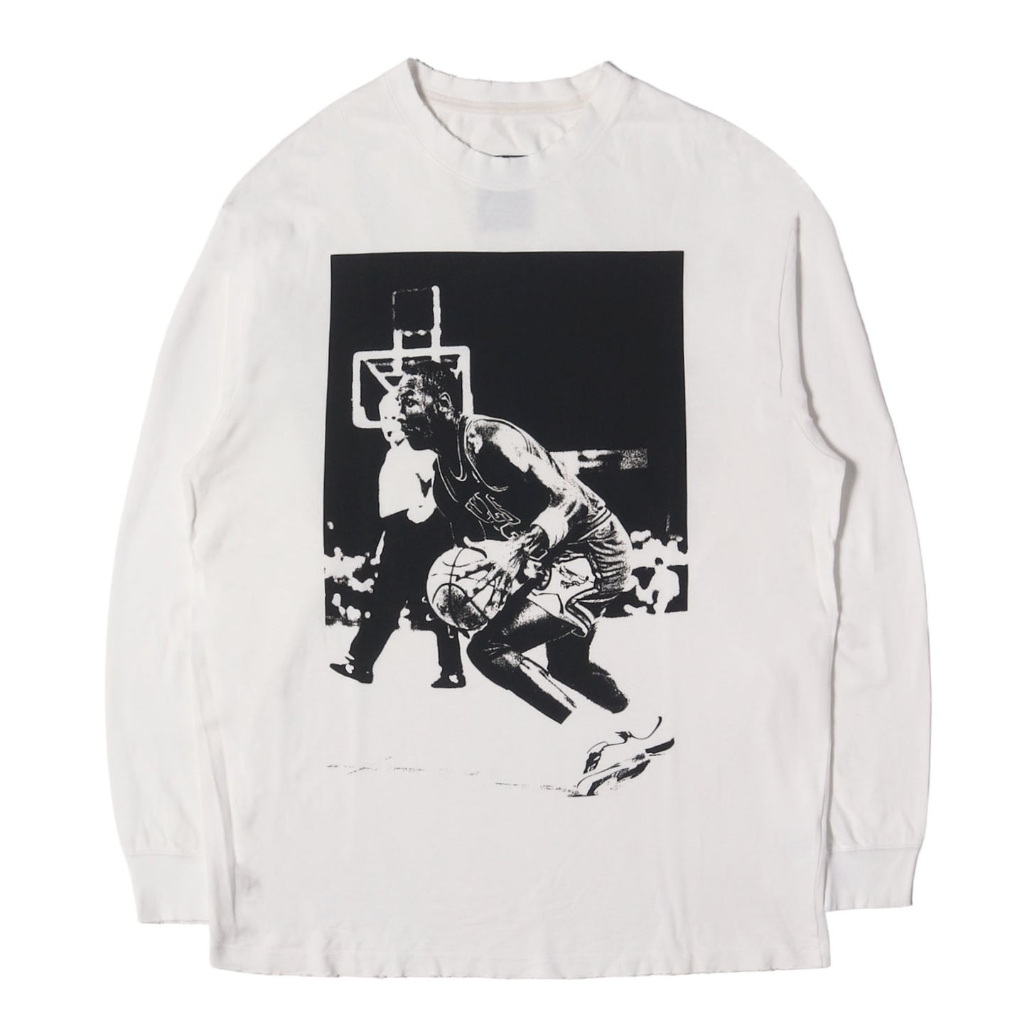 20AW ×UNION JORDAN ダメージ加工 ロングスリーブ Tシャツ(MJ Long Sleeve T-shirt )
