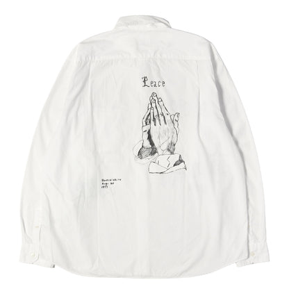 22SS ×Dondi White グラフィティ コットンブロード シャツ(GRAFFITI BIG REGULAR COLLAR SHIRT)