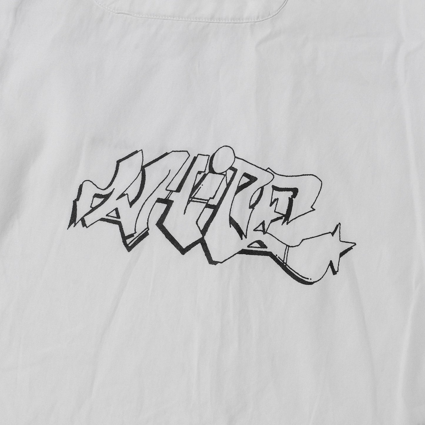 22SS ×Dondi White グラフィティ コットンブロード シャツ(GRAFFITI BIG REGULAR COLLAR SHIRT)