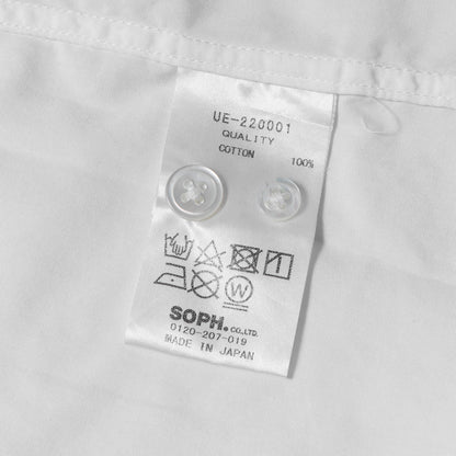 22SS ×Dondi White グラフィティ コットンブロード シャツ(GRAFFITI BIG REGULAR COLLAR SHIRT)