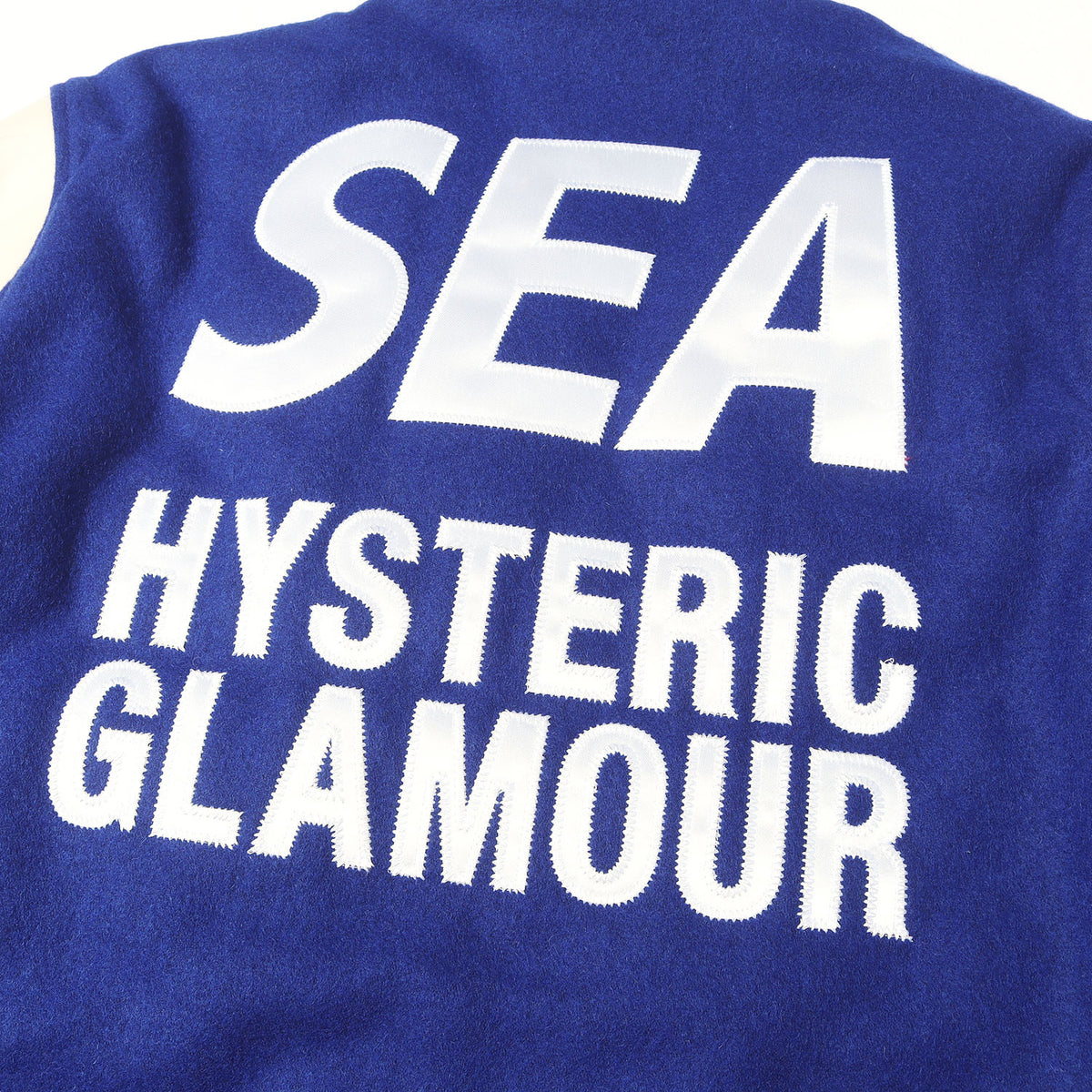 ×HYSTERIC GLAMOUR 1stモデル 袖レザー メルトン バーシティジャケット / スタジャン(VARSITY JACKET)