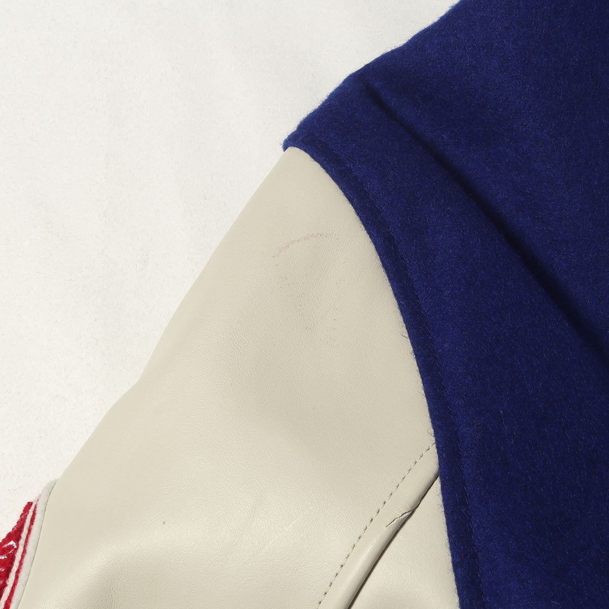 ×HYSTERIC GLAMOUR 1stモデル 袖レザー メルトン バーシティジャケット / スタジャン(VARSITY JACKET)