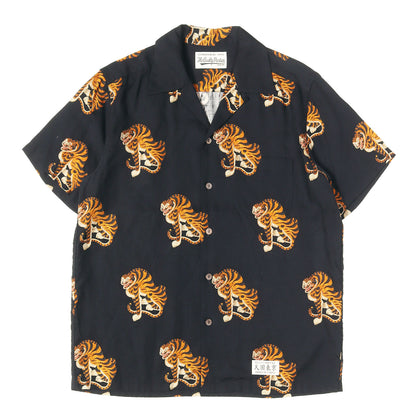 22SS ×TIM LEHI タイガー 虎柄 レーヨン ハワイアンシャツ / アロハシャツ(HAWAIIAN SHIRT)