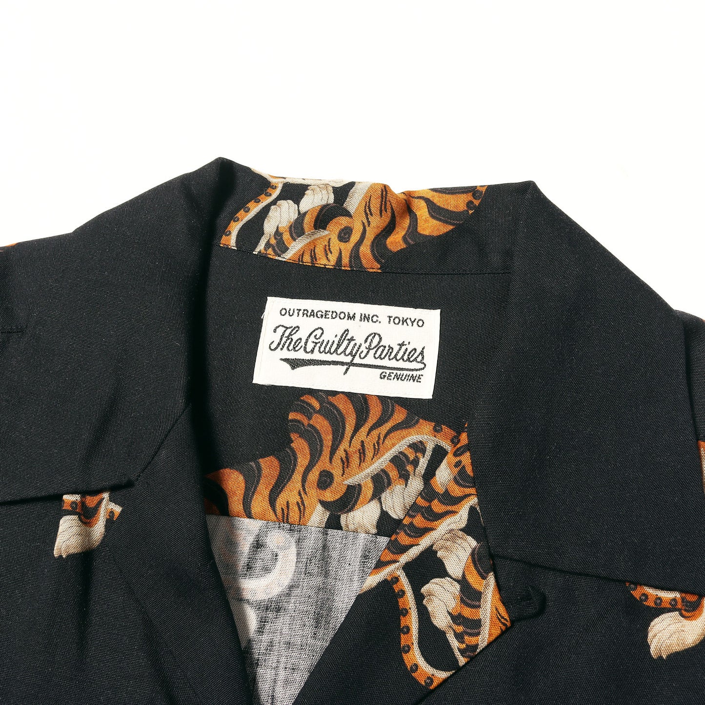 22SS ×TIM LEHI タイガー 虎柄 レーヨン ハワイアンシャツ / アロハシャツ(HAWAIIAN SHIRT)
