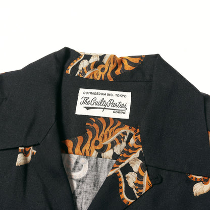 22SS ×TIM LEHI タイガー 虎柄 レーヨン ハワイアンシャツ / アロハシャツ(HAWAIIAN SHIRT)