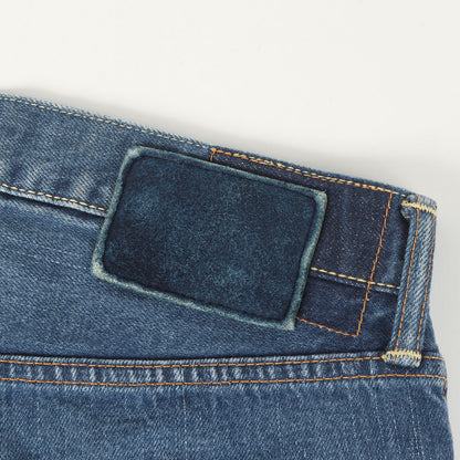 ヴィンテージ加工 スリム デニムパンツ(SOCIAL SCULPTURE 01 SLIM DMGD-5)