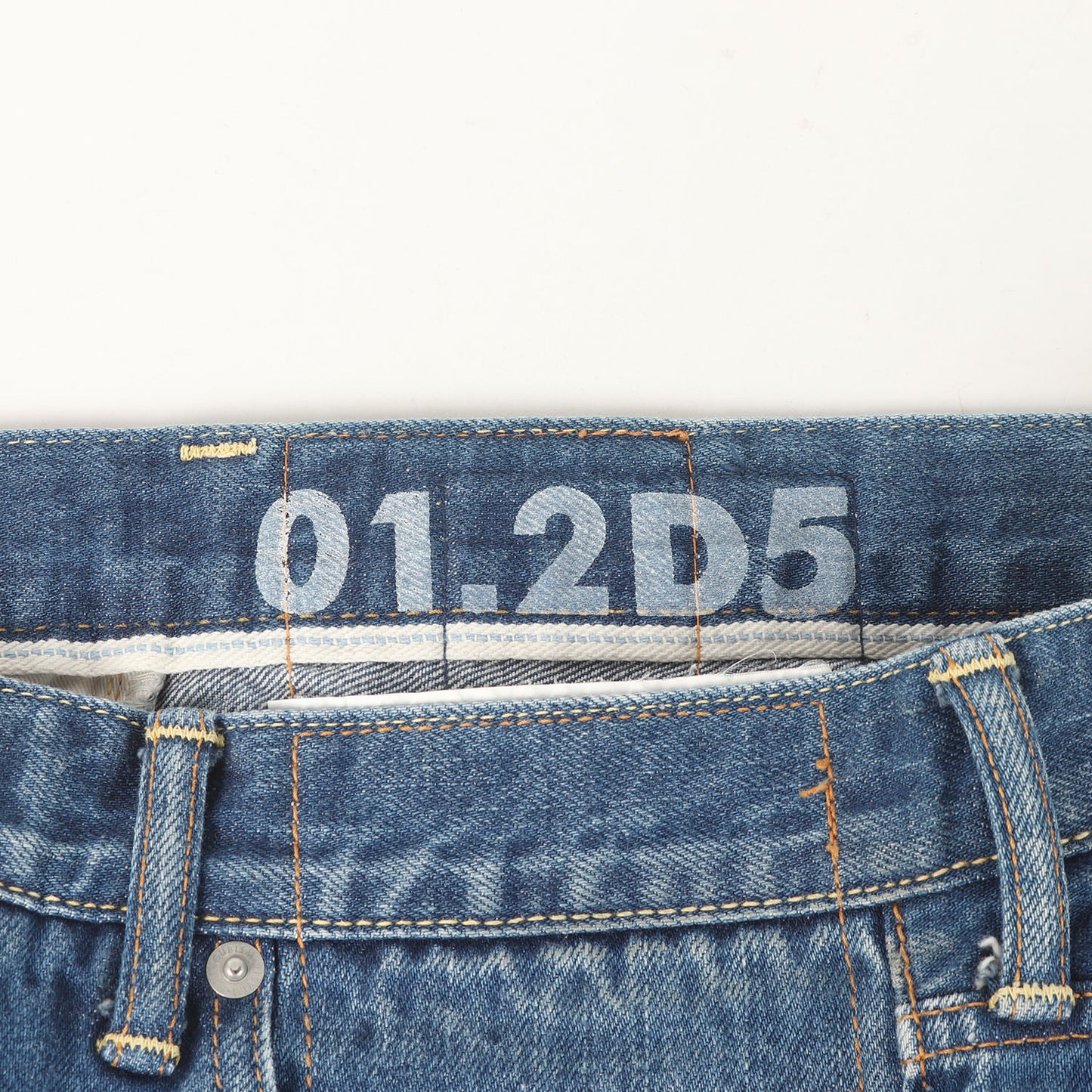 ヴィンテージ加工 スリム デニムパンツ(SOCIAL SCULPTURE 01 SLIM DMGD-5)