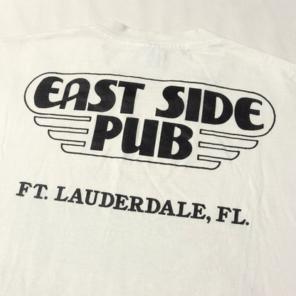 [Goodデザイン] 90s EAST SIDE PUB 両面プリント Tシャツ / グアテマラ製 DELTA