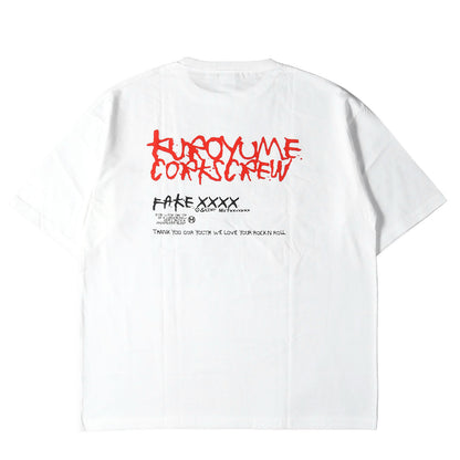 ×黒夢 MARDIGRAS CORKSCREW Tシャツ