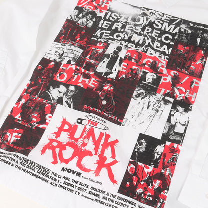 ×TAGS WKGPTY THE PUNK ROCK MOVIE ポスタープリント シャツ(RE-CUT EDITION SHIRTS)
