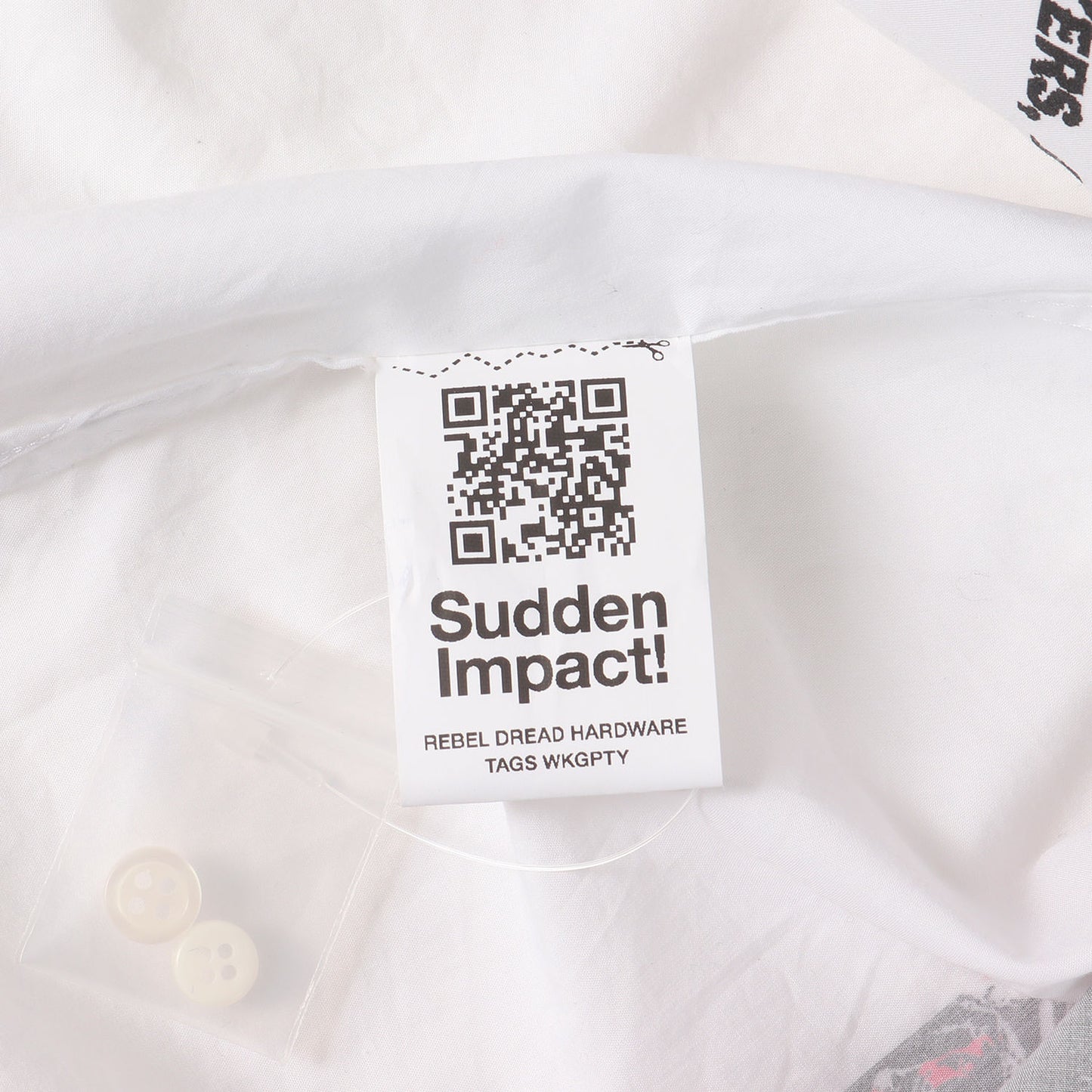 ×TAGS WKGPTY THE PUNK ROCK MOVIE ポスタープリント シャツ(RE-CUT EDITION SHIRTS)