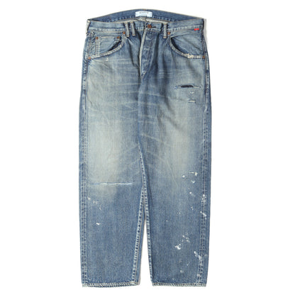 ×Soulgoods ダメージリペア加工 デニムパンツ(SG REGULAR TAPERED REMAKE 5P PANTS)