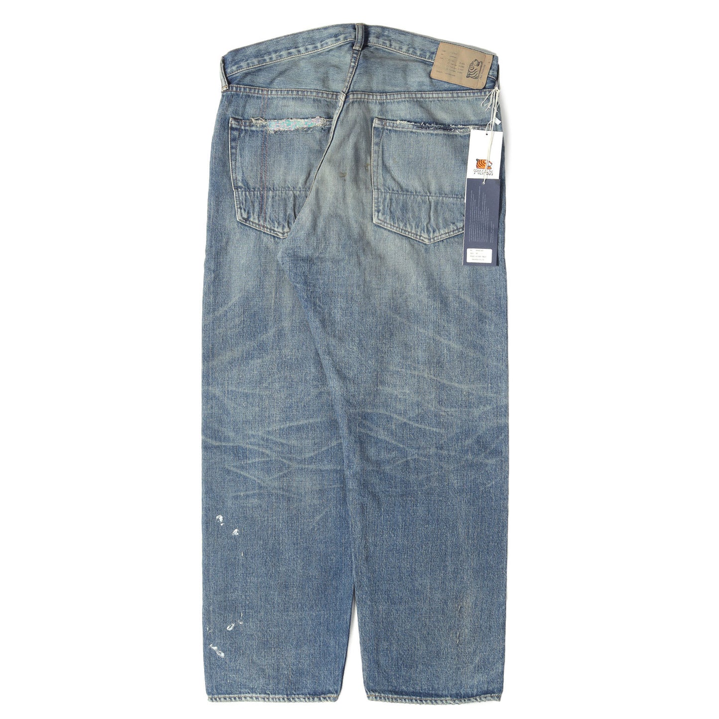 ×Soulgoods ダメージリペア加工 デニムパンツ(SG REGULAR TAPERED REMAKE 5P PANTS)