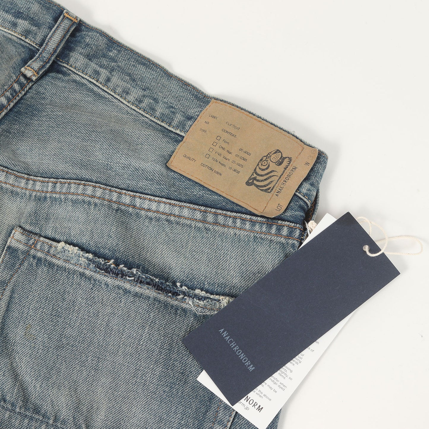 ×Soulgoods ダメージリペア加工 デニムパンツ(SG REGULAR TAPERED REMAKE 5P PANTS)