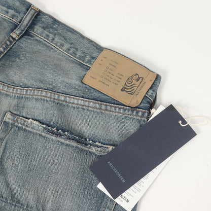 ×Soulgoods ダメージリペア加工 デニムパンツ(SG REGULAR TAPERED REMAKE 5P PANTS)