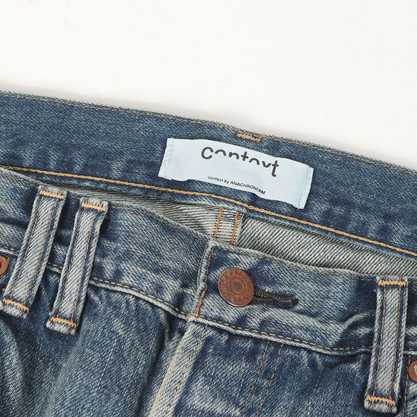 ×Soulgoods ダメージリペア加工 デニムパンツ(SG REGULAR TAPERED REMAKE 5P PANTS)