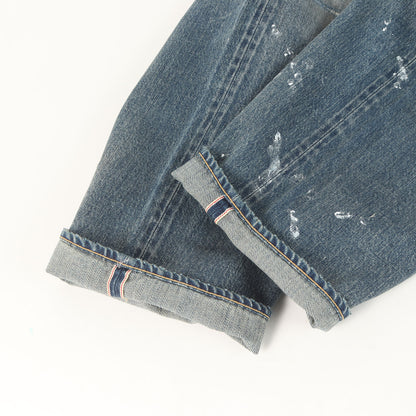 ×Soulgoods ダメージリペア加工 デニムパンツ(SG REGULAR TAPERED REMAKE 5P PANTS)