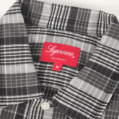 23SS ラメチェック 半袖 ネルシャツ(Metallic Plaid S/S Shirt)
