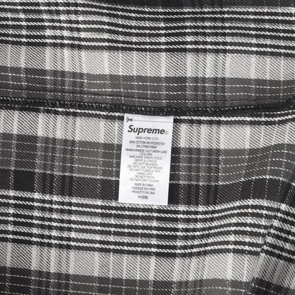 23SS ラメチェック 半袖 ネルシャツ(Metallic Plaid S/S Shirt)