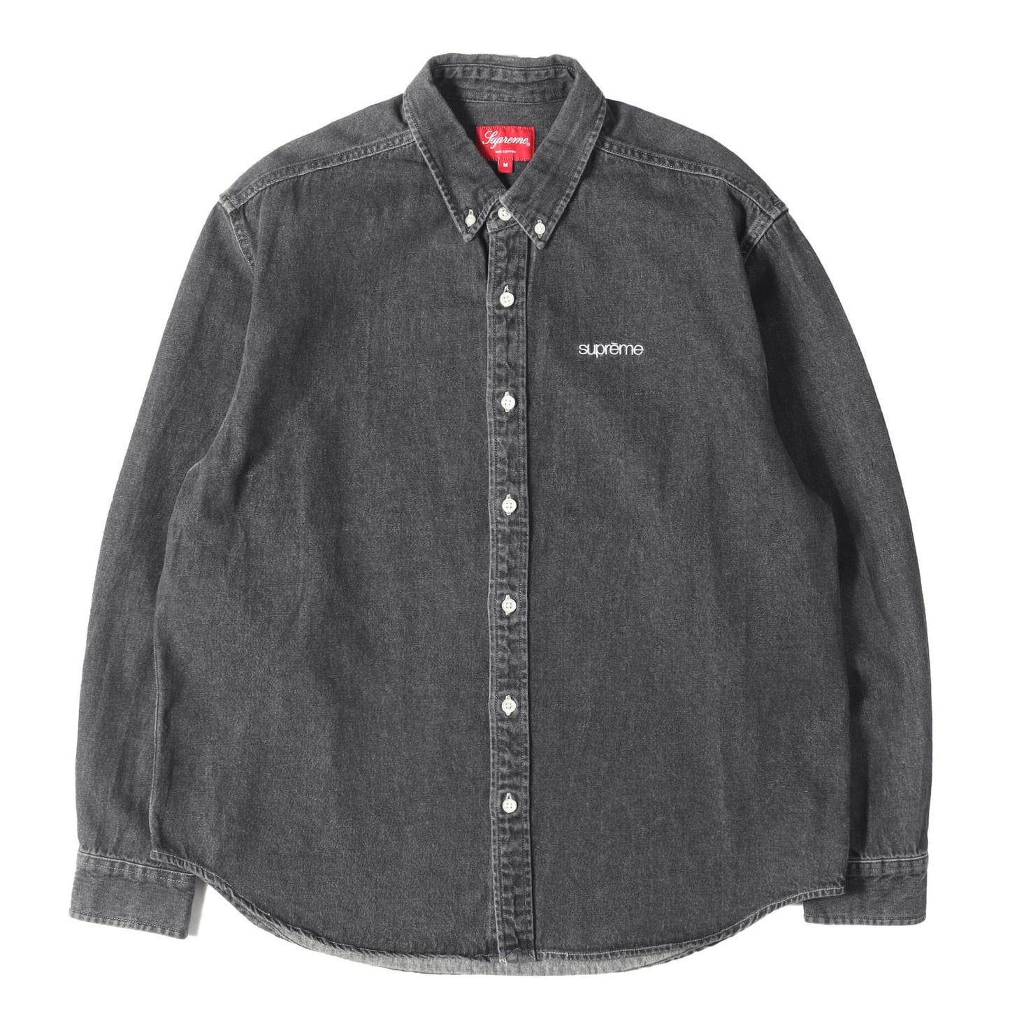 20AW クラシックロゴ ボタンダウン デニムシャツ(Classic Logo Denim Shirt)