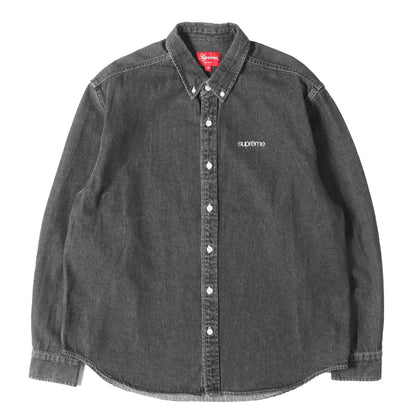 20AW クラシックロゴ ボタンダウン デニムシャツ(Classic Logo Denim Shirt)