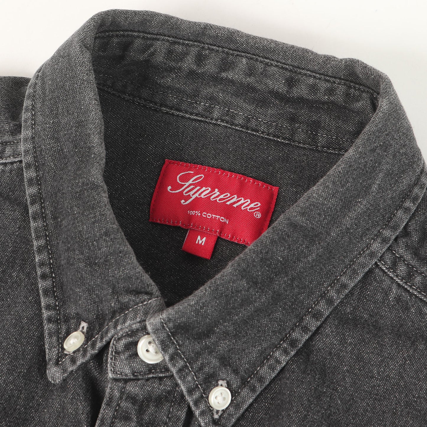20AW クラシックロゴ ボタンダウン デニムシャツ(Classic Logo Denim Shirt)