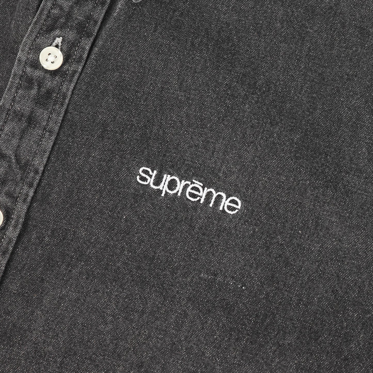 20AW クラシックロゴ ボタンダウン デニムシャツ(Classic Logo Denim Shirt)