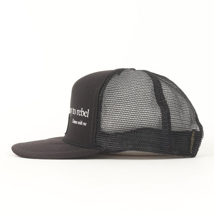 ×black eddie パッチ付き メッシュキャップ