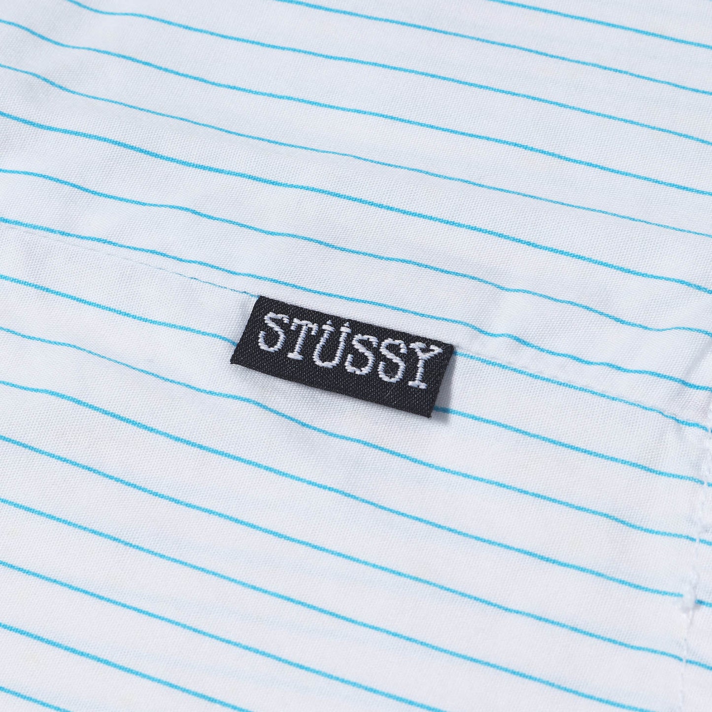00s ×FUTURA ワッペン付き ストライプ ワーク 半袖シャツ
