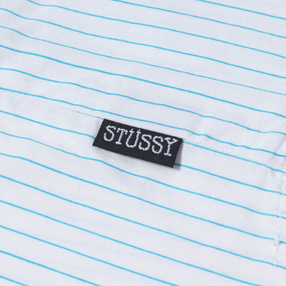 00s ×FUTURA ワッペン付き ストライプ ワーク 半袖シャツ