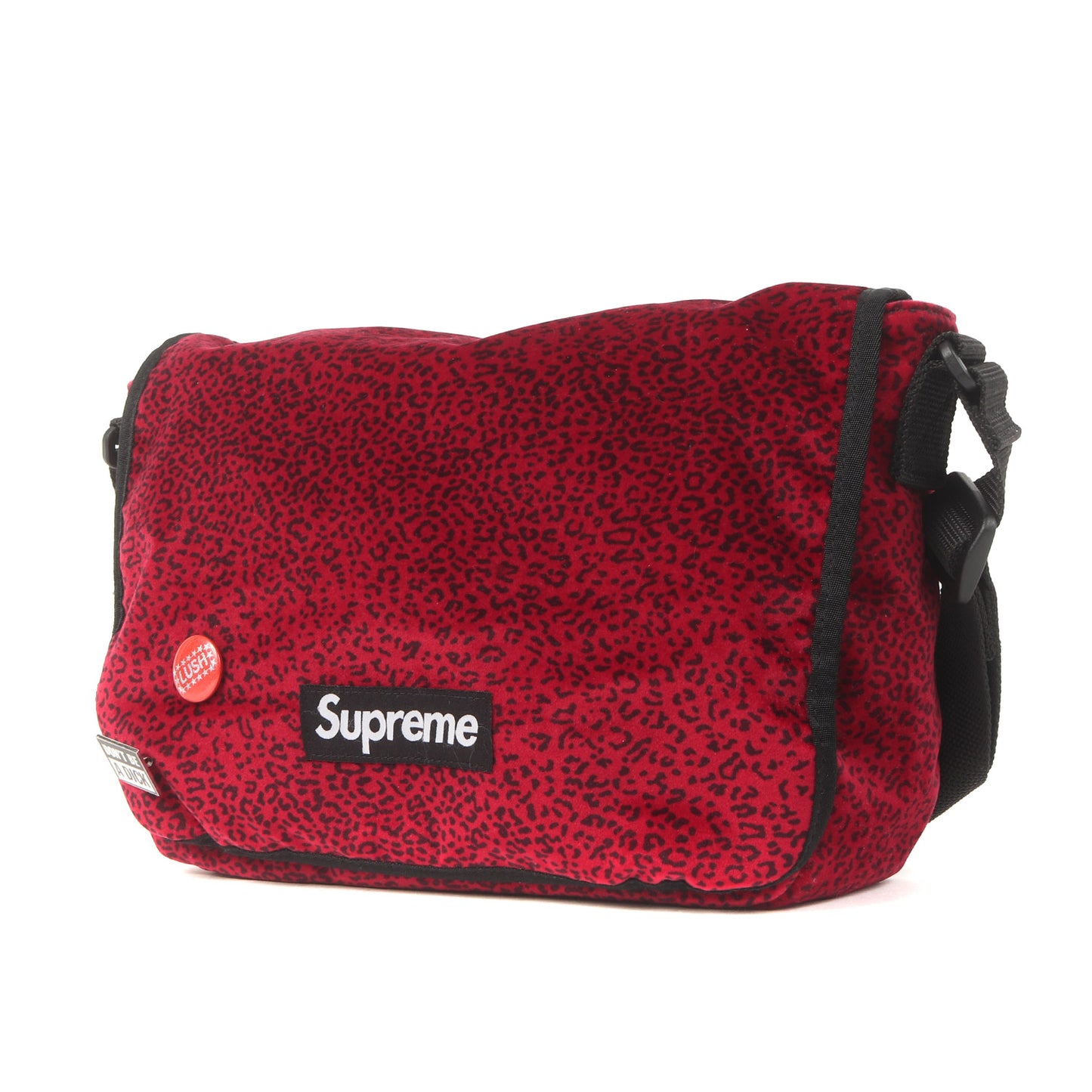 25AW レオパード ベルベット スモール メッセンジャーバッグ(Velvet Small Messenger Bag)