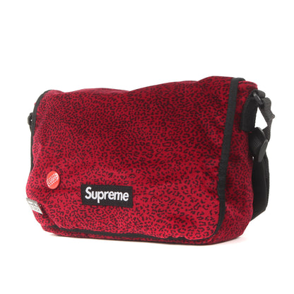25AW レオパード ベルベット スモール メッセンジャーバッグ(Velvet Small Messenger Bag)
