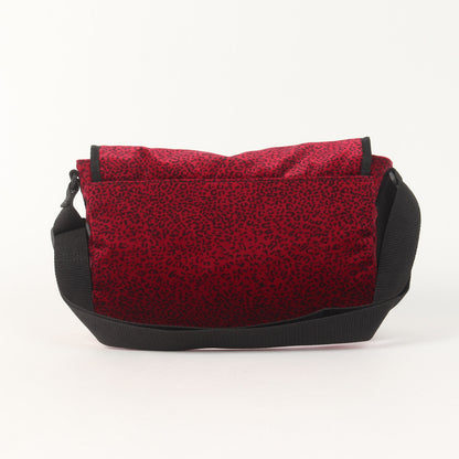 25AW レオパード ベルベット スモール メッセンジャーバッグ(Velvet Small Messenger Bag)