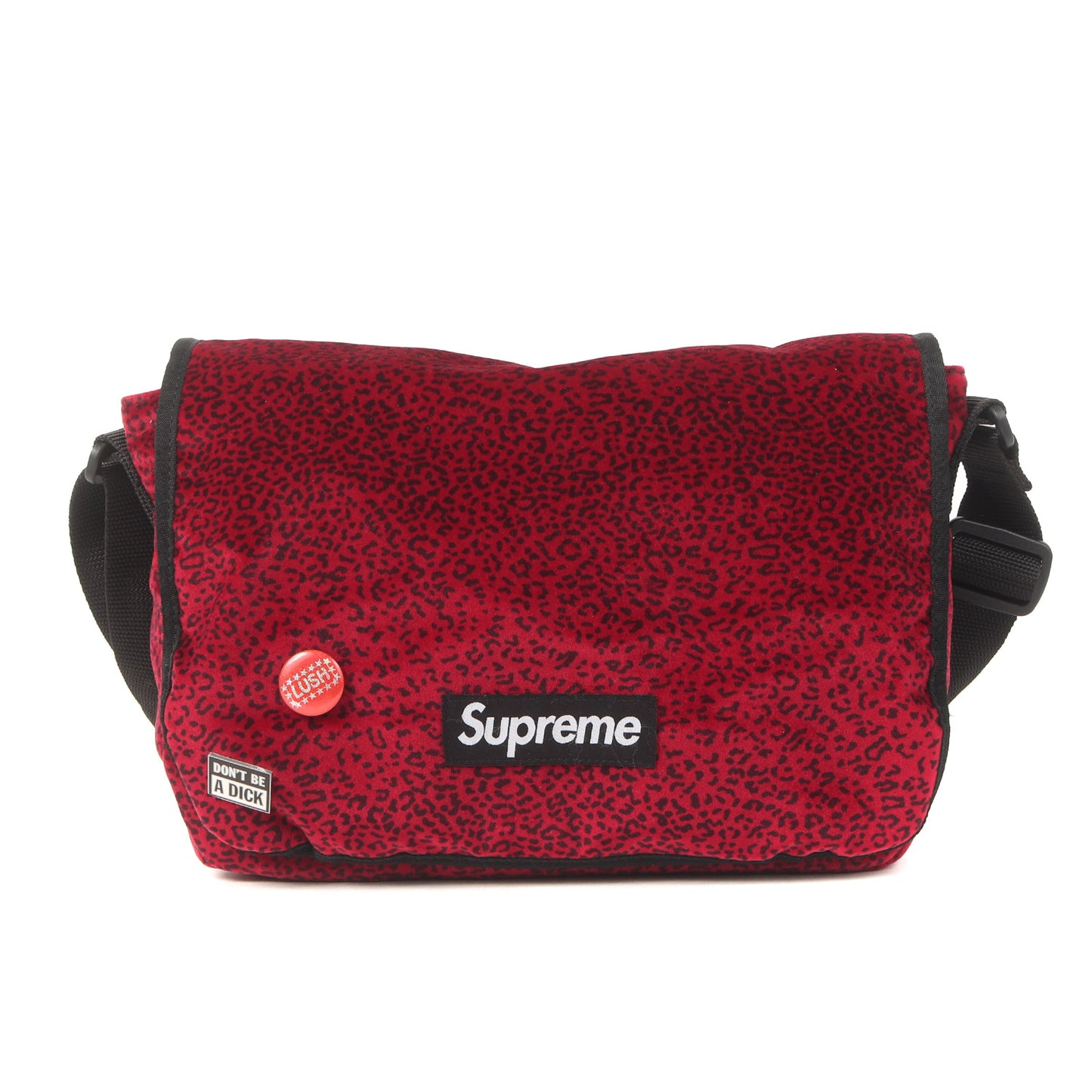 25AW レオパード ベルベット スモール メッセンジャーバッグ(Velvet Small Messenger Bag)
