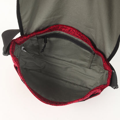 25AW レオパード ベルベット スモール メッセンジャーバッグ(Velvet Small Messenger Bag)