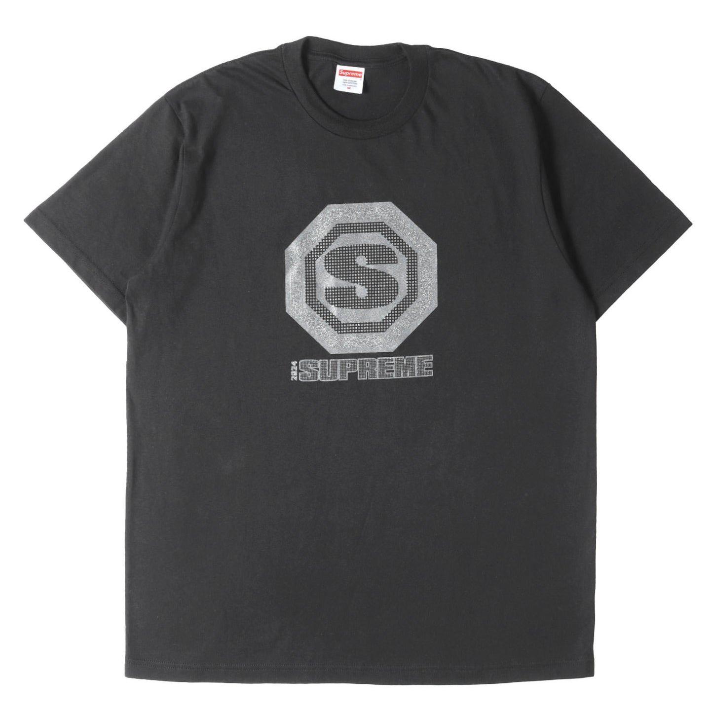 24AW Sロゴ ラメプリント Tシャツ(Blockbuster Tee)