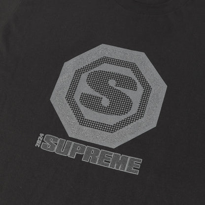 24AW Sロゴ ラメプリント Tシャツ(Blockbuster Tee)
