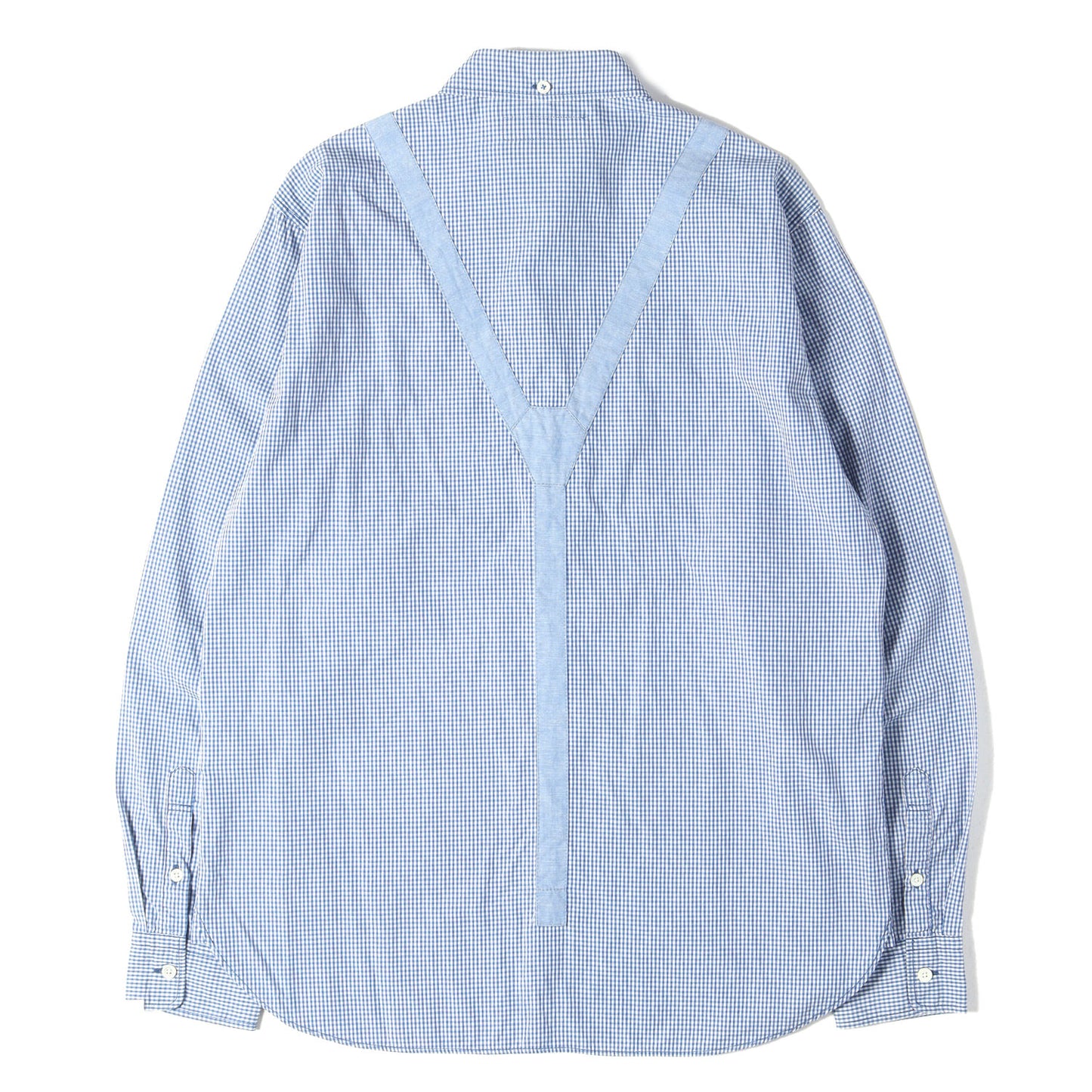 フェイクサスペンダー ギンガムチェック ボタンダウンシャツ(SUS / C-SHIRT. LS)