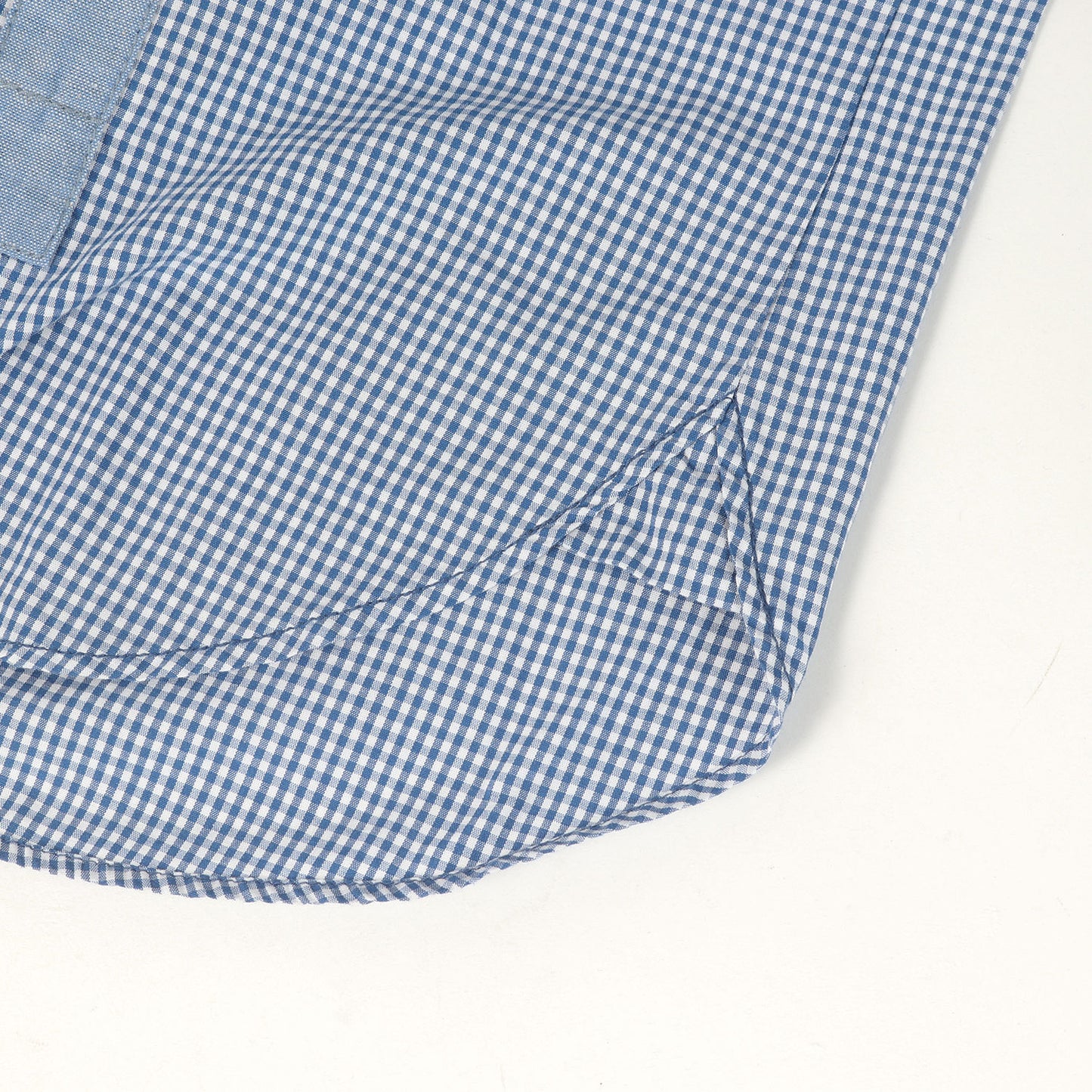 フェイクサスペンダー ギンガムチェック ボタンダウンシャツ(SUS / C-SHIRT. LS)